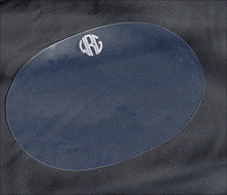 Monogrammed Oval Acrylic Placemat