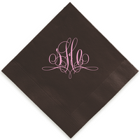 Monogrammed Paris Foil Stamped Napkins
