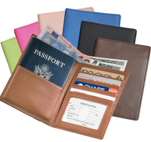 Monogrammed Passport Currency Wallet