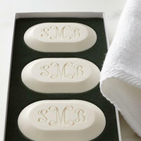 Classic White Monogrammed Soap
