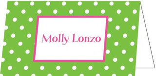 Dottie Green Folded Enclosure Card