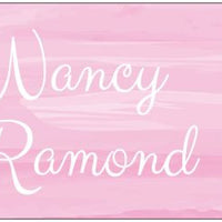 Watercolor Pink Folded Enclosure Card