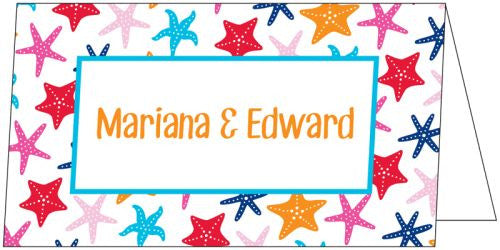 Starfish Folded Enclosure Card