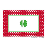 Polka Dot Red Placemat
