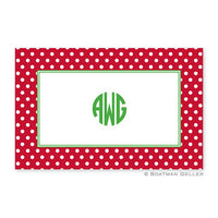 Polka Dot Red Placemat