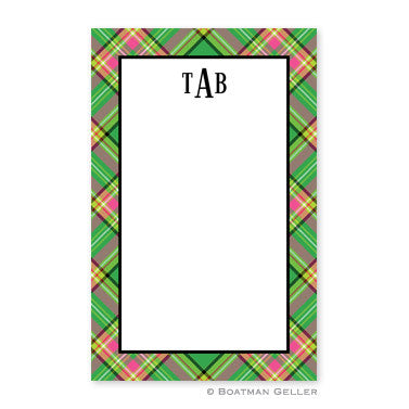 Preppy Plaid Notepad