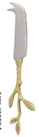 Brass Branch Cheese Knife