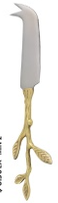 Brass Branch Cheese Knife