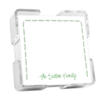 Family Arch Petite Square - White with holder
