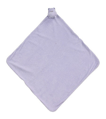 Personalized Purple Hippo Blankie