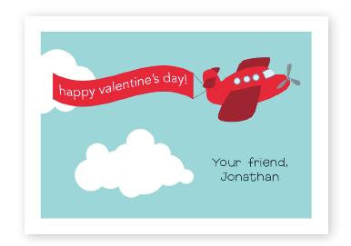 Red Airplane Valentine
