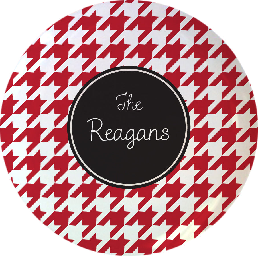 Red Houndstooth 10