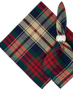 Monogrammed Handsome Plaid Linens
