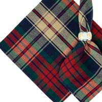Monogrammed Handsome Plaid Linens