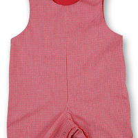 Rosalina Baby Gingham Reversible Romper (Jon Jons)