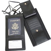 Monogrammed Security Passport Wallet