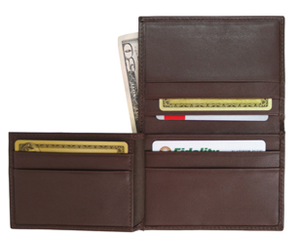 Monogrammed Men's Flip Credit Card Wallet