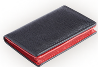 Credit Card Case in Pebbled Leather
