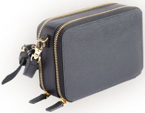 Mini Crossbody Bag in Pebbled Leather