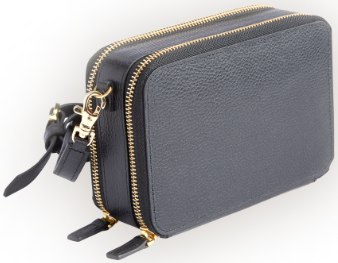 Mini Crossbody Bag in Pebbled Leather
