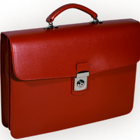 Slim Saffiano Briefcase