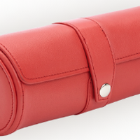 Suede Lined Travel Watch Roll