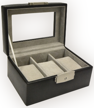 Three Slot Watch Box