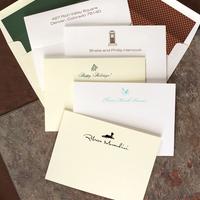 Monogrammed Casual Cards