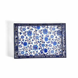 Blue Willow Rectangle Tray