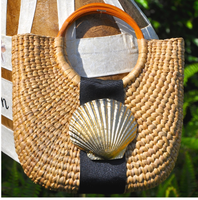Coastal Cocktail Basket Bag
