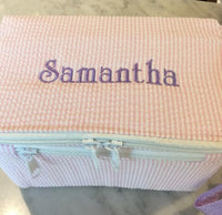 Seersucker Lunch Box
