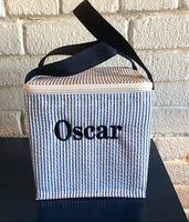 Seersucker Snack Square
