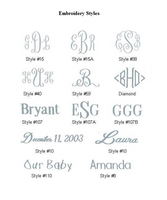Monogrammed Silk Wedding Album
