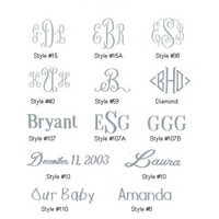 Monogrammed Silk Wedding Album