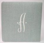 Single Initial Blue Linen Album