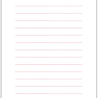 Stencil List - White with holder