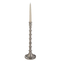 Silver Bamboo Candlesticks
