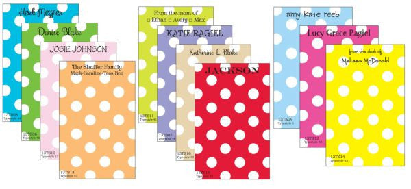 Personalized Spot On Notepad Collection