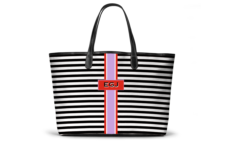 Stripe outlet diaper bag