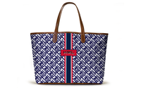 Monogrammed St Anne Diaper Bag - Navy Key
