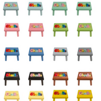 Classic Name Puzzle Stool