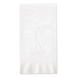 Embossed Strasbourg Initial Guest Towel