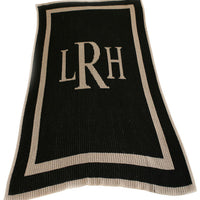 Classic Monogrammed Blanket