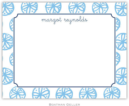 Summer Light Blue Flat Notecard
