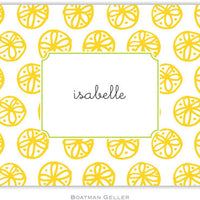 Summer Yellow Foldover Note