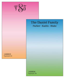 Personalized Sunset Ombre Notepad Collection