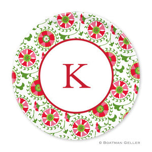 Suzani Holiday Melamine Plate