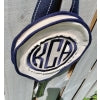 Monogrammed Tennis Racket Canvas Covers