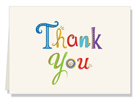 Personalized Thank You Folded Notes