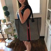 Monogrammed Nantucket Tote